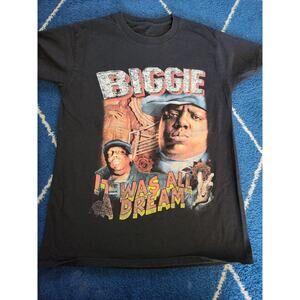 Biggie It Was All A Dream Graphic Tee Shirt